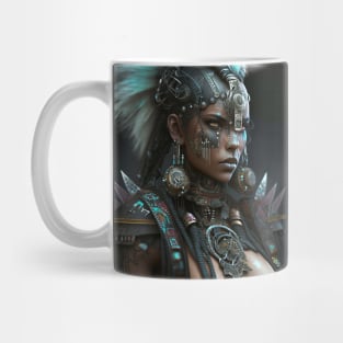 Native American Woman Android Mug